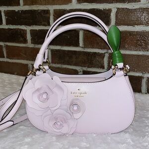 kate spade NWT! Flora Rose Shoulder Bag - Pale Amethyst